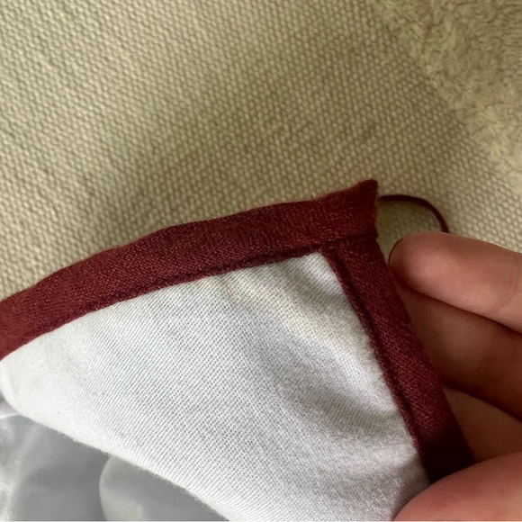 Briar Handmade wool felt yarn bonnet pom pom red rust green teal navy 2T-4T 24m - Picture 7 of 9